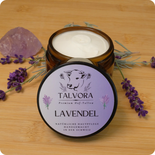Lavendel Tallow Glas offen