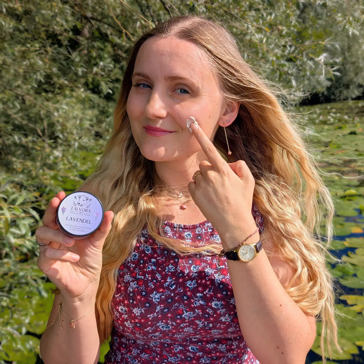 Lavendel Tallow Glas mit Elisa Model
