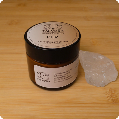Pur Tallow Glas geschlossen