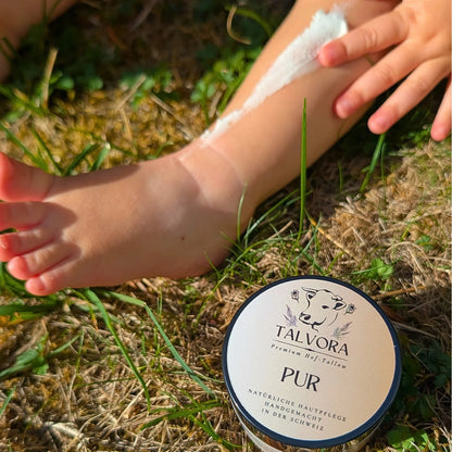 Kinderfuss mit Tallow