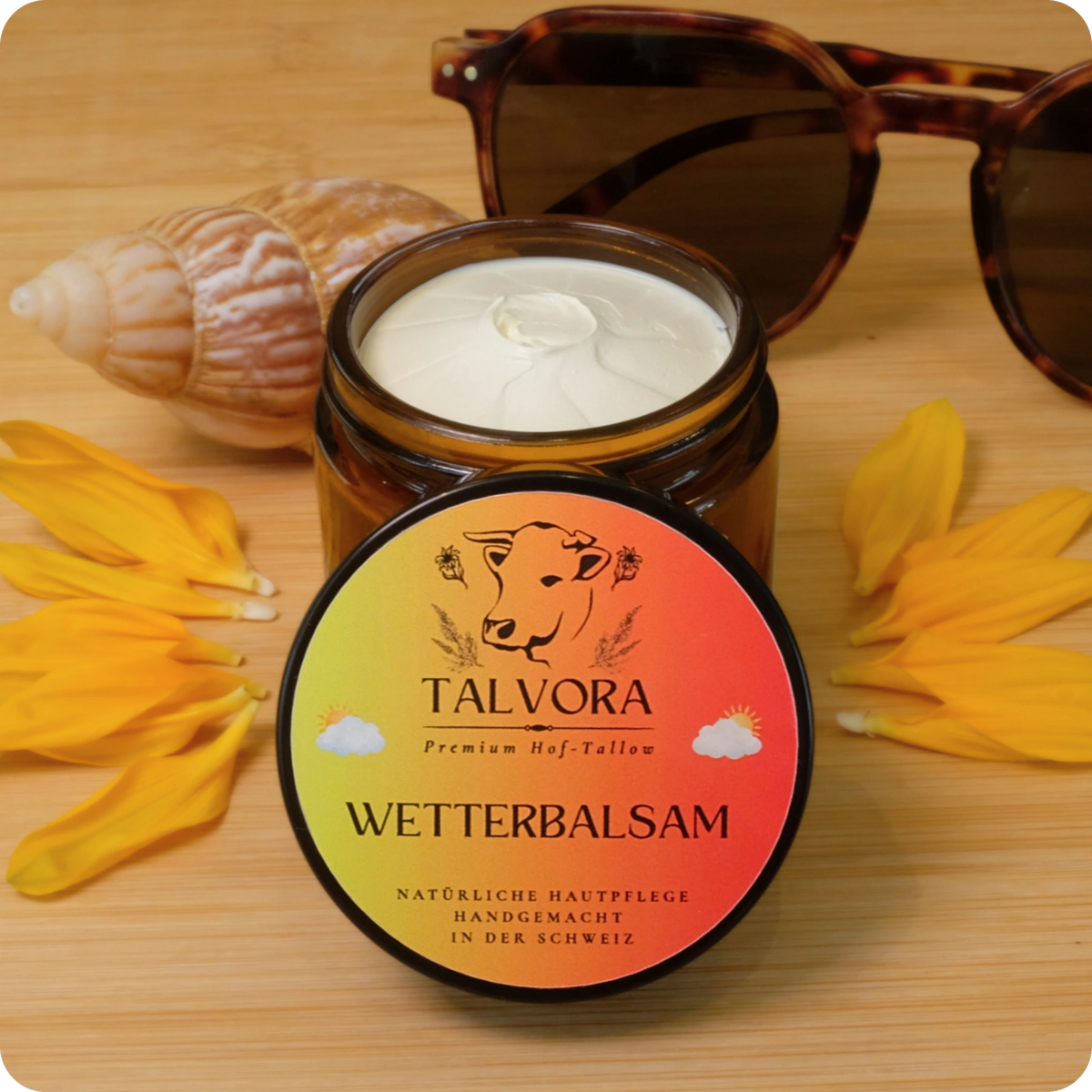 Wetterbalsam Glas offen