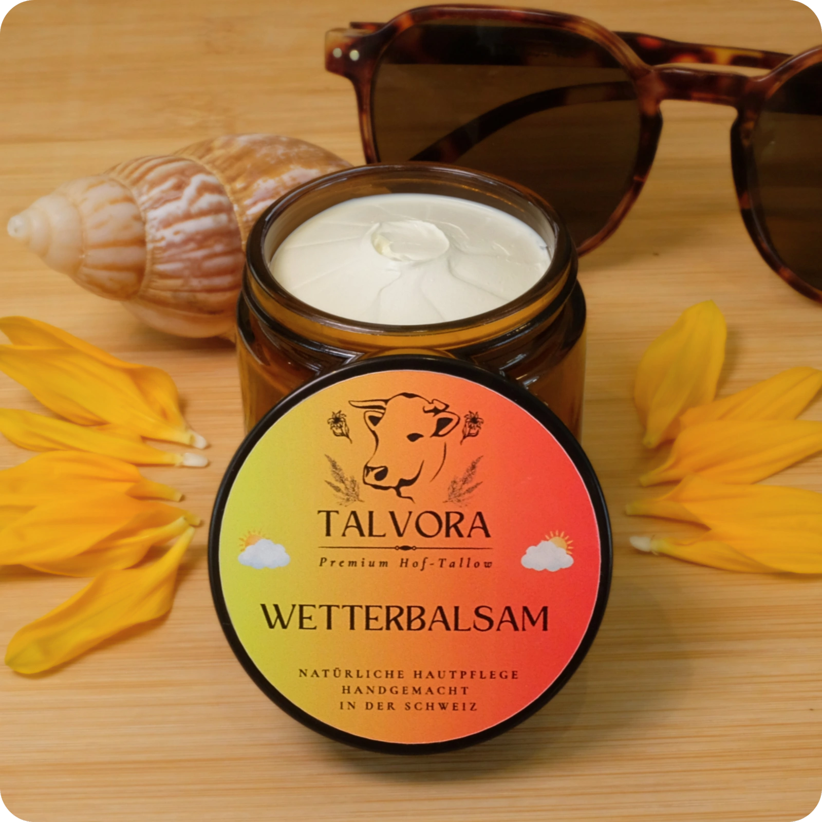 Wetterbalsam Glas offen